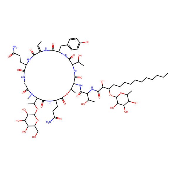 2D Structure of Hassallidin B