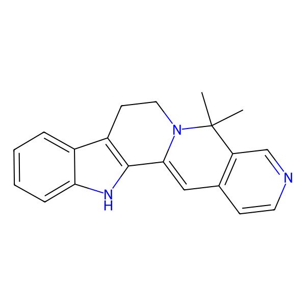 2D Structure of 14,14-Dimethyl-3,13,17-triazapentacyclo[11.8.0.02,10.04,9.015,20]henicosa-1(21),2(10),4,6,8,15(20),16,18-octaene