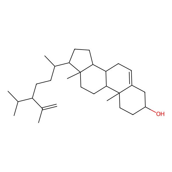 2D Structure of (3S,8S,9S,10R,13R,14S,17S)-10,13-dimethyl-17-[(2R,5R)-6-methyl-5-propan-2-ylhept-6-en-2-yl]-2,3,4,7,8,9,11,12,14,15,16,17-dodecahydro-1H-cyclopenta[a]phenanthren-3-ol