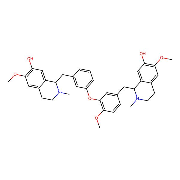 2D Structure of 1-[[3-[5-[(7-hydroxy-6-methoxy-2-methyl-3,4-dihydro-1H-isoquinolin-1-yl)methyl]-2-methoxyphenoxy]phenyl]methyl]-6-methoxy-2-methyl-3,4-dihydro-1H-isoquinolin-7-ol