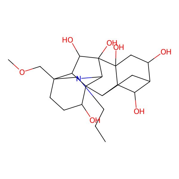 2D Structure of 13-(Methoxymethyl)-11-propyl-11-azahexacyclo[7.7.2.12,5.01,10.03,8.013,17]nonadecane-4,6,8,9,16,18-hexol