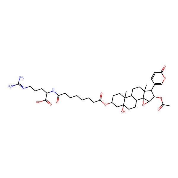 2D Structure of Cinobufotalitoxin