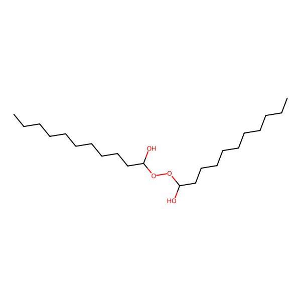 2D Structure of 1-(1-Hydroxyundecylperoxy)undecan-1-ol