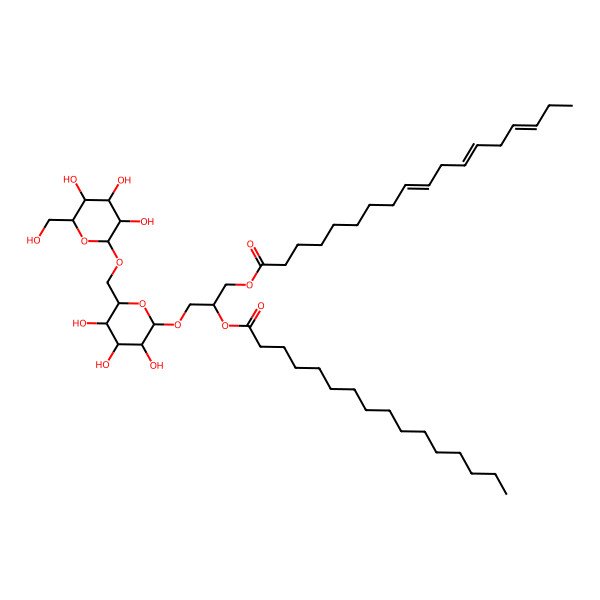 2D Structure of 1-18:3-2-16:0-Digalactosyldiacylglycerol
