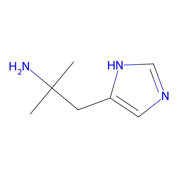 2D Structure of 1-(1H-Imidazol-5-YL)-2-methylpropan-2-amine