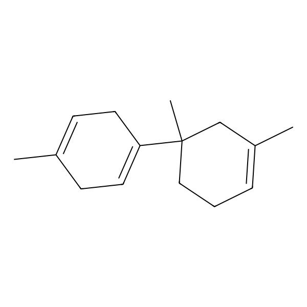 2D Structure of 1-[(1S)-1,3-dimethylcyclohex-3-en-1-yl]-4-methylcyclohexa-1,4-diene