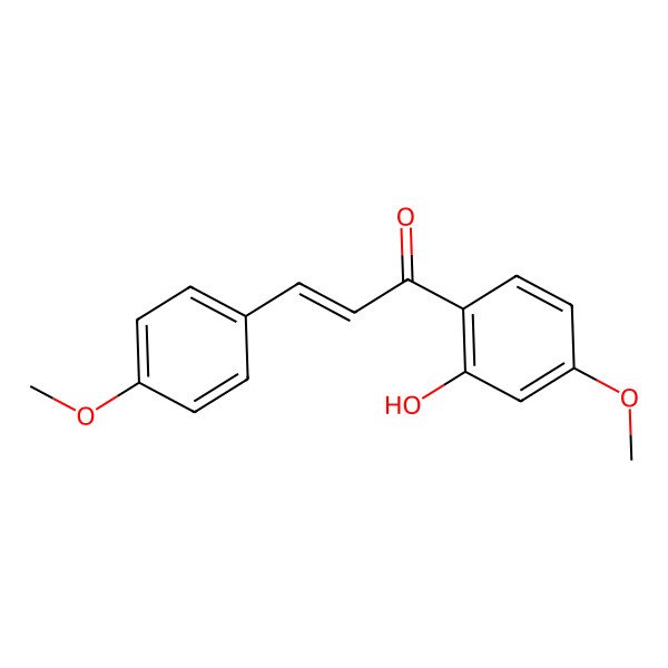 2D Structure of 1-(2-Hydroxy-4-methoxyphenyl)-3-(4-methoxyphenyl)-2-propen-1-one 2D Structure of 1-(2-Hydroxy-4-methoxyphenyl)-3-(4-methoxyphenyl)-2-propen-1-one