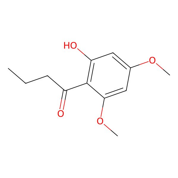 2D Structure of 1-(2-Hydroxy-4,6-dimethoxyphenyl)butan-1-one 2D Structure of 1-(2-Hydroxy-4,6-dimethoxyphenyl)butan-1-one