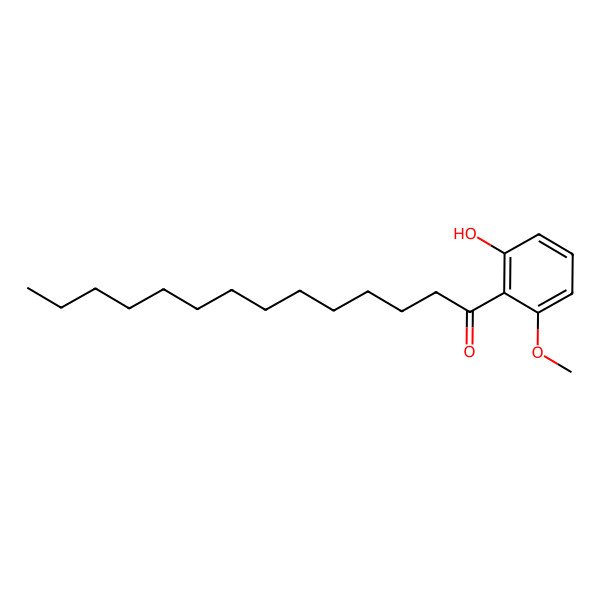 2D Structure of 1-(2-Hydroxy-6-methoxyphenyl)-1-tetradecanone