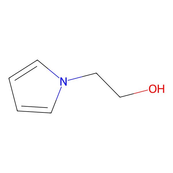 2D Structure of 1-(2-Hydroxyethyl)pyrrole