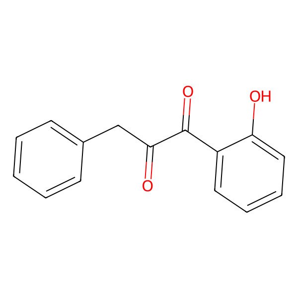 2D Structure of 1-(2-Hydroxyphenyl)-3-phenylpropane-1,2-dione