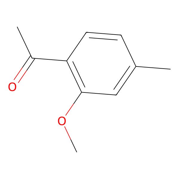 2D Structure of 1-(2-Methoxy-4-methylphenyl)ethanone