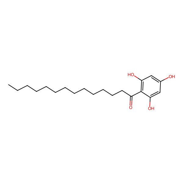 2D Structure of 1-[2,4,6-Trihydroxyphenyl]-1-tetradecanone