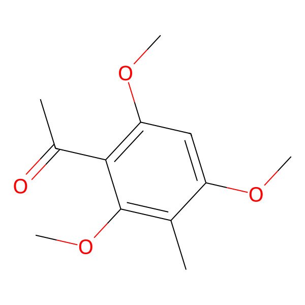 2D Structure of 2,4,6-Trimethoxyl-3-methylacetophenone