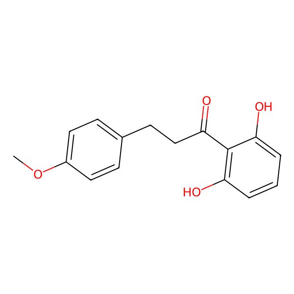 2D Structure of 1-(2,6-Dihydroxyphenyl)-3-(4-methoxyphenyl)propan-1-one 2D Structure of 1-(2,6-Dihydroxyphenyl)-3-(4-methoxyphenyl)propan-1-one