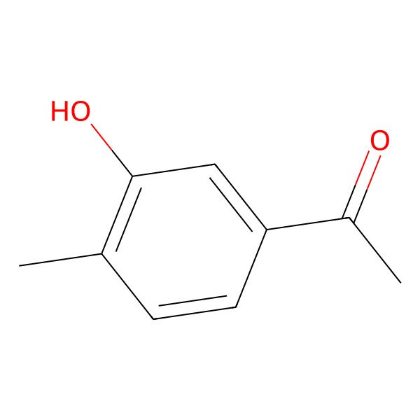 2D Structure of 1-(3-Hydroxy-4-methylphenyl)ethanone