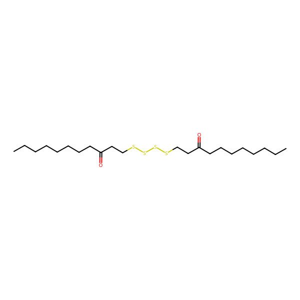 2D Structure of 1-(3-Oxoundecyltetrasulfanyl)undecan-3-one