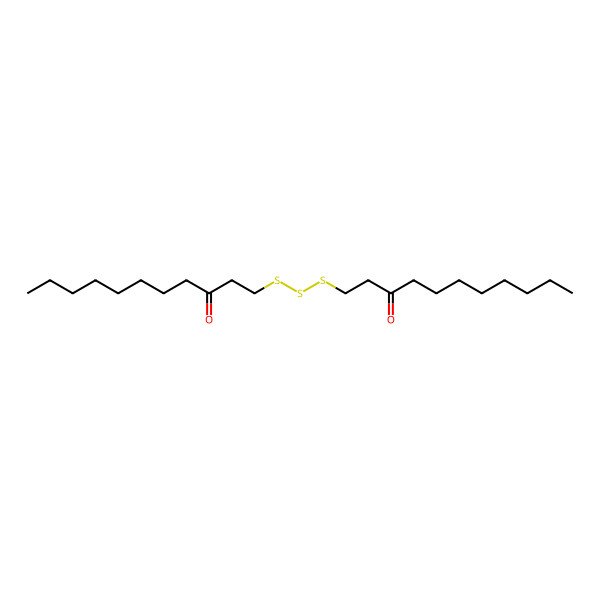 2D Structure of 1-(3-Oxoundecyltrisulfanyl)undecan-3-one