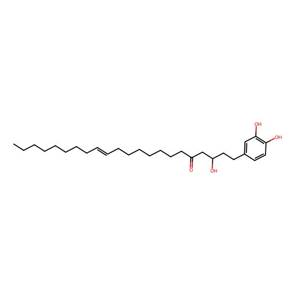 2D Structure of 1-(3,4-Dihydroxyphenyl)-3-hydroxydocos-13-en-5-one 2D Structure of 1-(3,4-Dihydroxyphenyl)-3-hydroxydocos-13-en-5-one