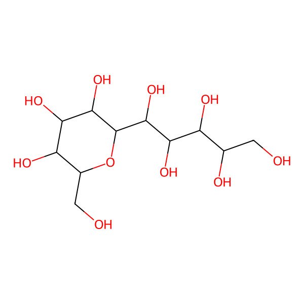 2D Structure of 1-[3,4,5-Trihydroxy-6-(hydroxymethyl)oxan-2-yl]pentane-1,2,3,4,5-pentol