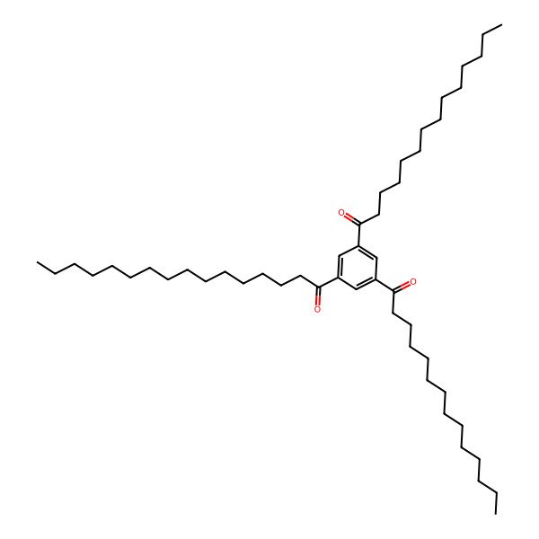 2D Structure of 1-[3,5-Di(tetradecanoyl)phenyl]hexadecan-1-one