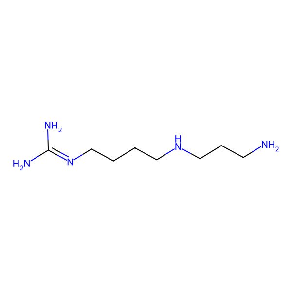 2D Structure of 1-{4-[(3-Aminopropyl)amino]butyl}guanidine