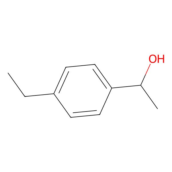 2D Structure of 1-(4-Ethylphenyl)ethanol