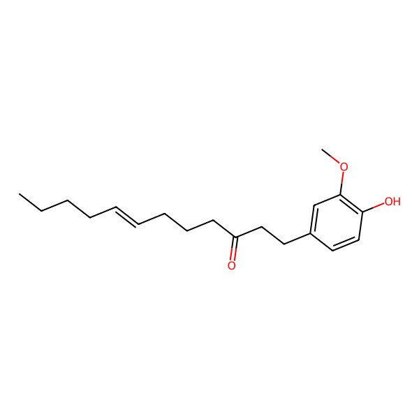 2D Structure of 1-(4-Hydroxy-3-methoxyphenyl)dodec-7-en-3-one 2D Structure of 1-(4-Hydroxy-3-methoxyphenyl)dodec-7-en-3-one