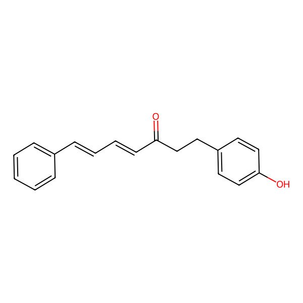 2D Structure of 1-(4-Hydroxyphenyl)-7-phenylhepta-4,6-dien-3-one 2D Structure of 1-(4-Hydroxyphenyl)-7-phenylhepta-4,6-dien-3-one