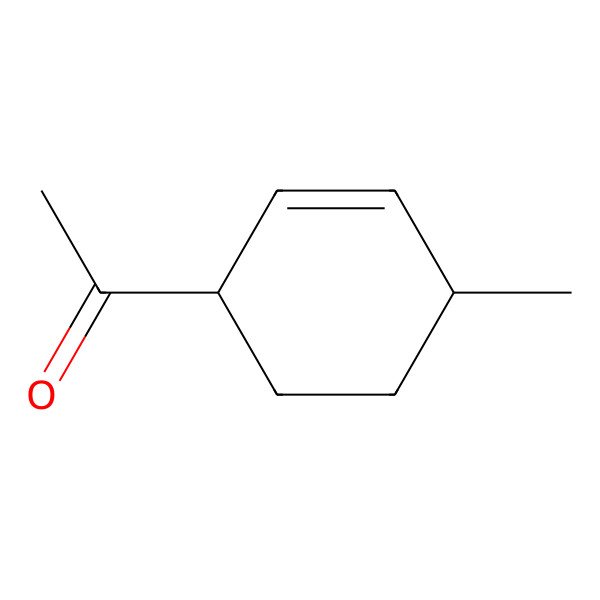 2D Structure of 1-(4-Methylcyclohex-2-en-1-yl)ethanone
