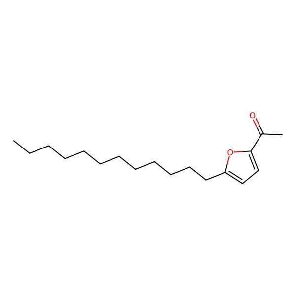 2D Structure of 1-(5-Dodecylfuran-2-yl)ethanone