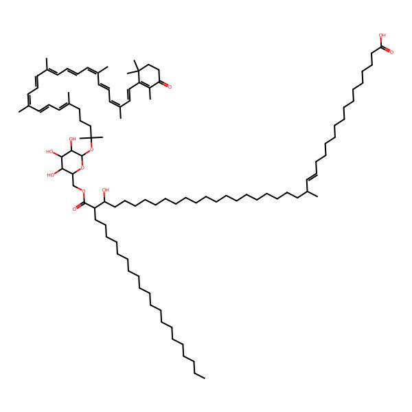 2D Structure of 1'-[(6-O-Mycoloyl-beta-D-glucopyranosyl)