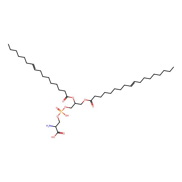 2D Structure of PS(18:1(9Z)/16:1(9Z))