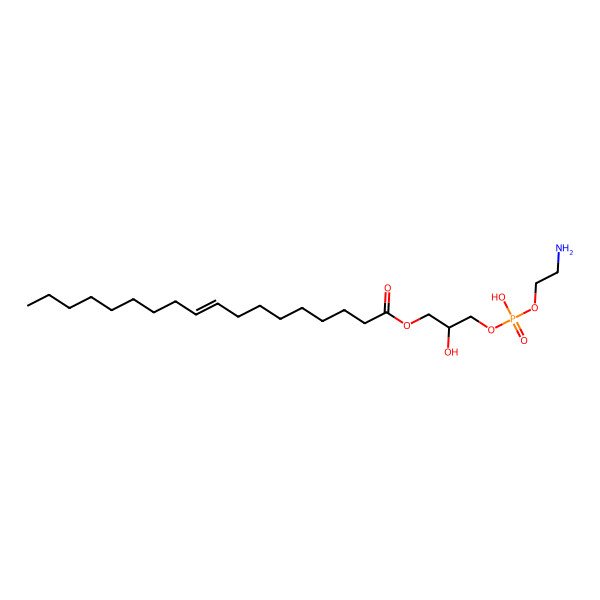 2D Structure of 1-(9Z-octadecenoyl)-sn-glycero-3-phosphoethanolamine