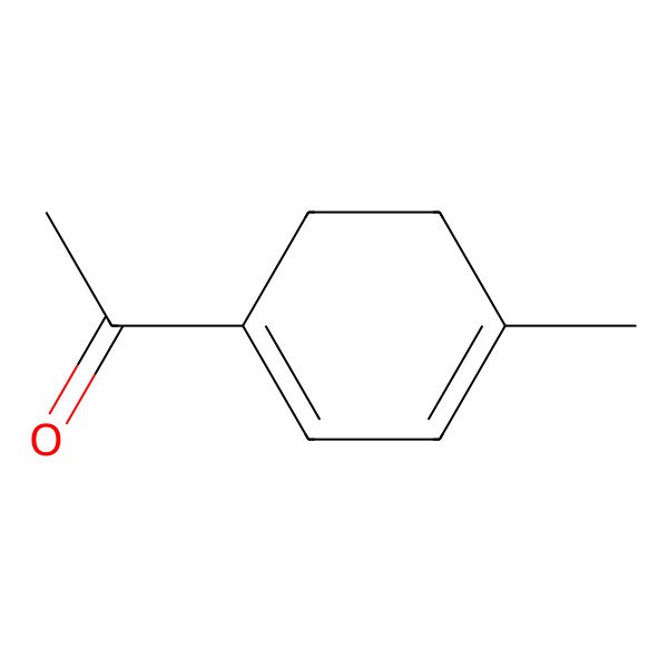2D Structure of 1-Acetyl-4-methyl-1,3-cyclohexadiene