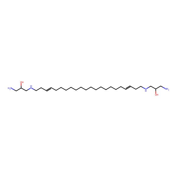 2D Structure of 1-amino-3-[[(3Z,19Z)-22-[(3-amino-2-hydroxypropyl)amino]docosa-3,19-dienyl]amino]propan-2-ol