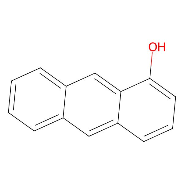 2D Structure of 1-Anthracenol