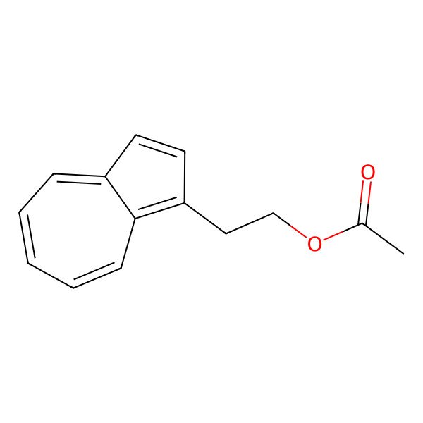 2D Structure of 1-Azulenethanol acetate