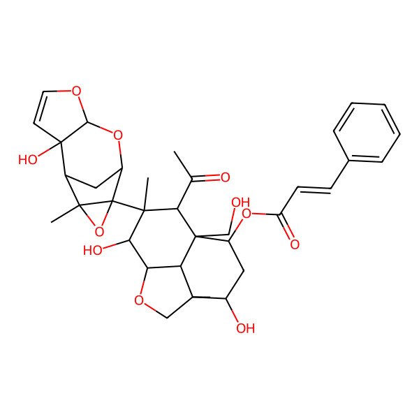 2D Structure of 1-Cinnamoylmelianolone 2D Structure of 1-Cinnamoylmelianolone