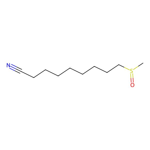 2D Structure of 1-Cyano-8-(methylsulfinyl)octane