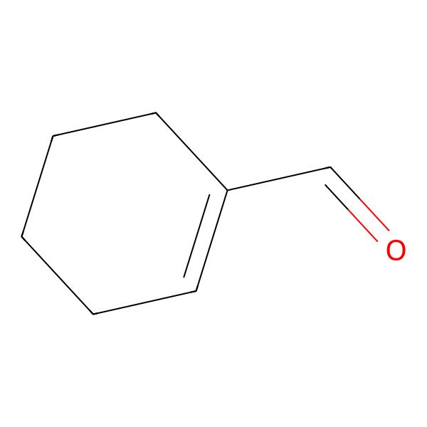2D Structure of 1-Cyclohexene-1-carboxaldehyde 2D Structure of 1-Cyclohexene-1-carboxaldehyde