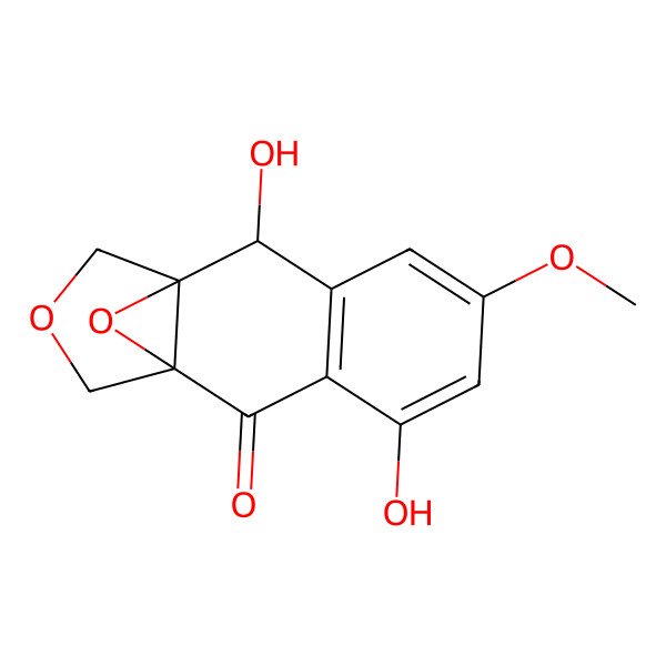 2D Structure of 1-Dehydroxyarthrinone
