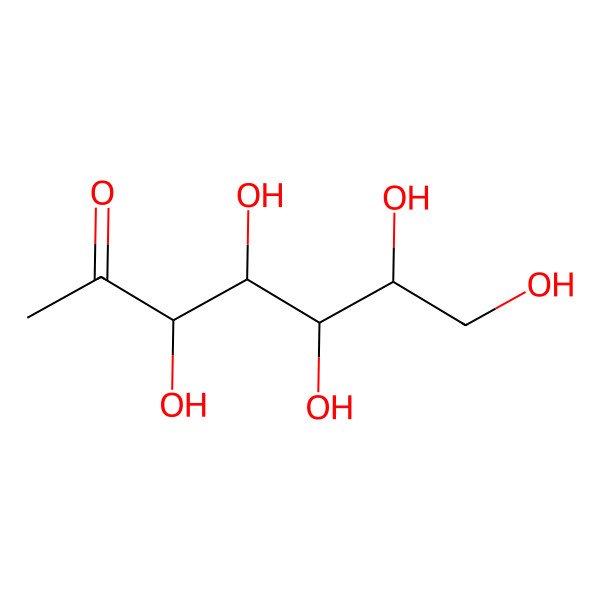 2D Structure of 1-Deoxy-D-manno-heptulose