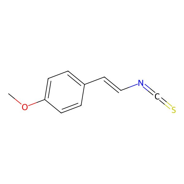 2D Structure of 1-[(E)-2-isothiocyanatoethenyl]-4-methoxybenzene
