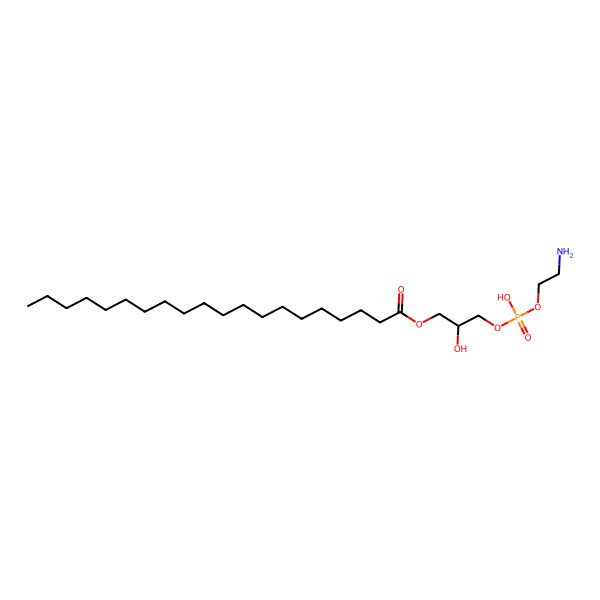 2D Structure of 1-Eicosanoyl-glycero-3-phosphoethanolamine