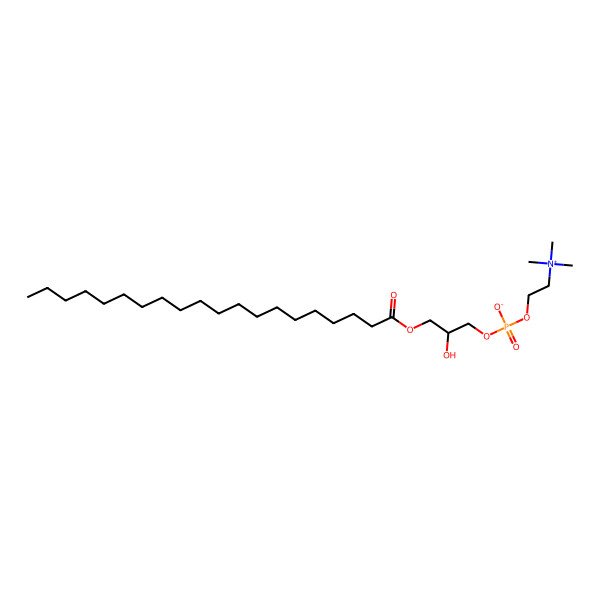 2D Structure of 1-Eicosanoyl-sn-glycero-3-phosphocholine