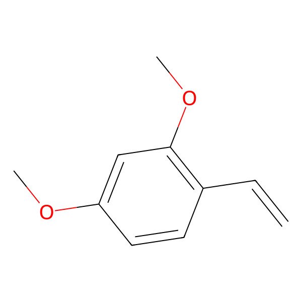 2D Structure of 1-Ethenyl-2,4-dimethoxybenzene