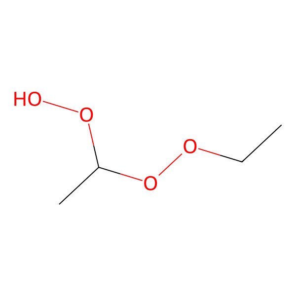 2D Structure of Hydroperoxydiethyl peroxide