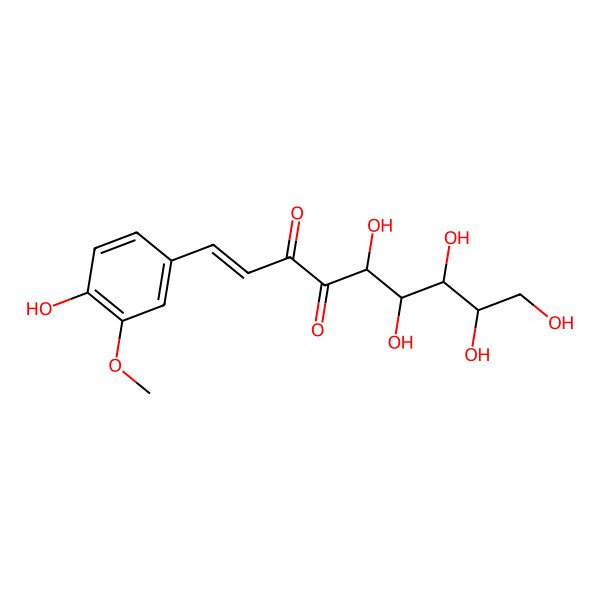 2D Structure of 1-Feruloyl-beta-d-glucose