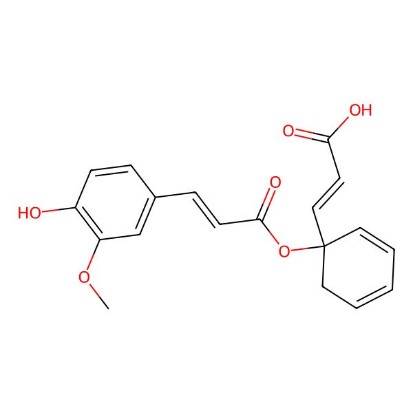 2D Structure of 1-Feruloyloxy cinnamic acid 2D Structure of 1-Feruloyloxy cinnamic acid
